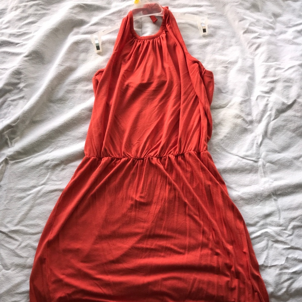 Orange sun dress